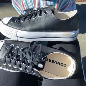 Converse Leather Low Tops
